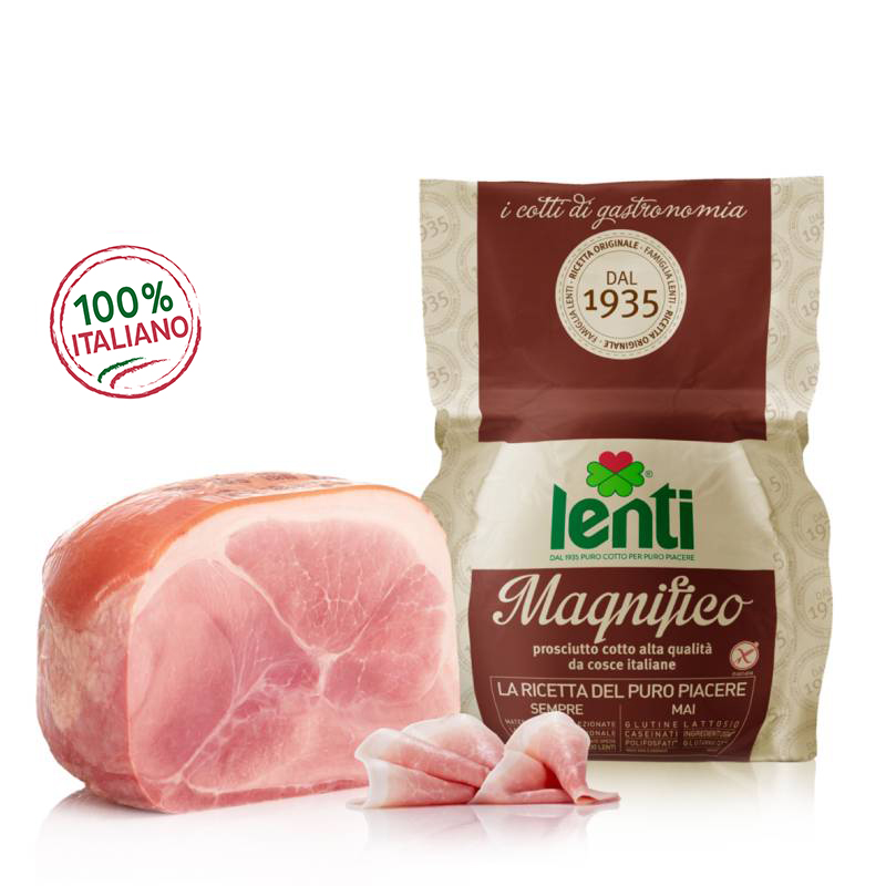 Prosciutto Cotto Alta Qualità: Magnifico. 100% da cosce italiane