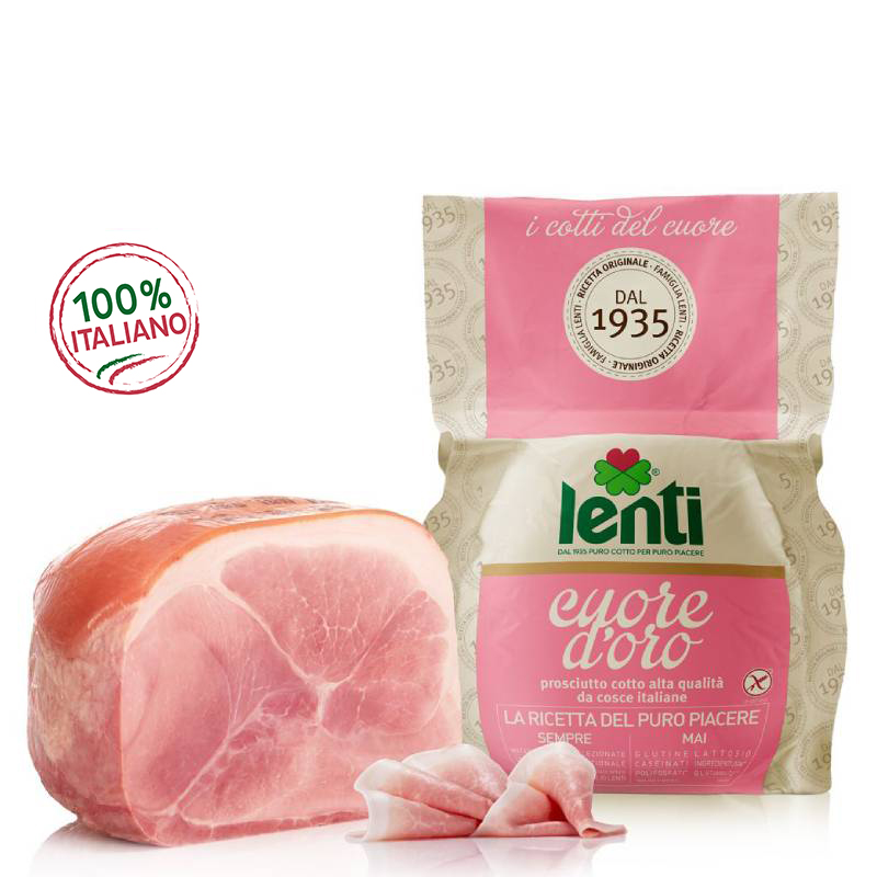Prosciutto cotto Cuore D'Oro: 100% italiano