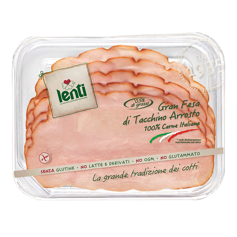 Gran Fesa di Tacchino Arrosto: 100% di carne italiana