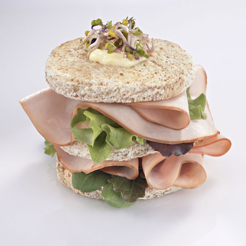 arrosto di tacchino e insalata