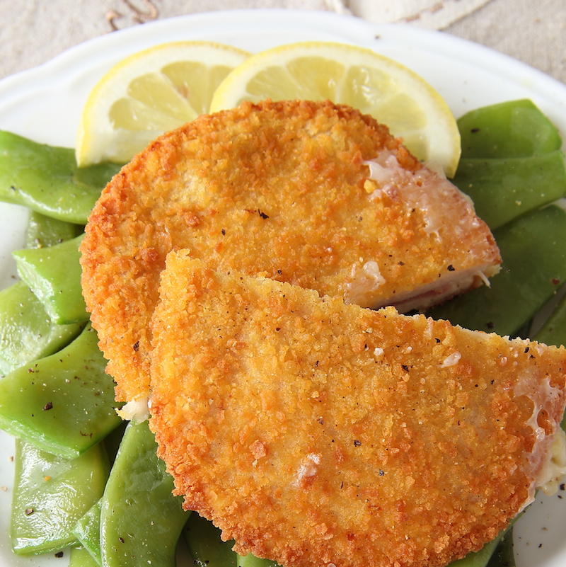 Cordon bleu con prosciutto cotto