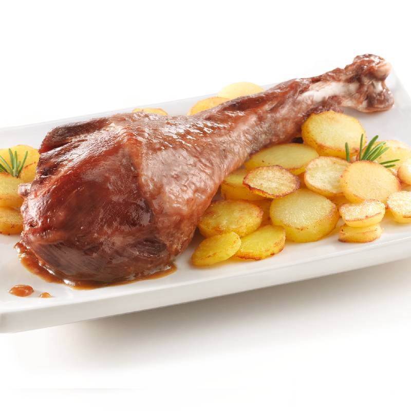 Coscia di Tacchinella con patate