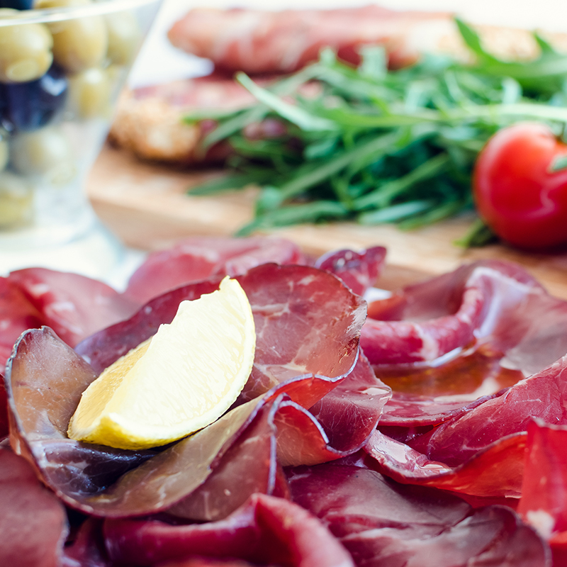 carpaccio di bresaola AGRUMI