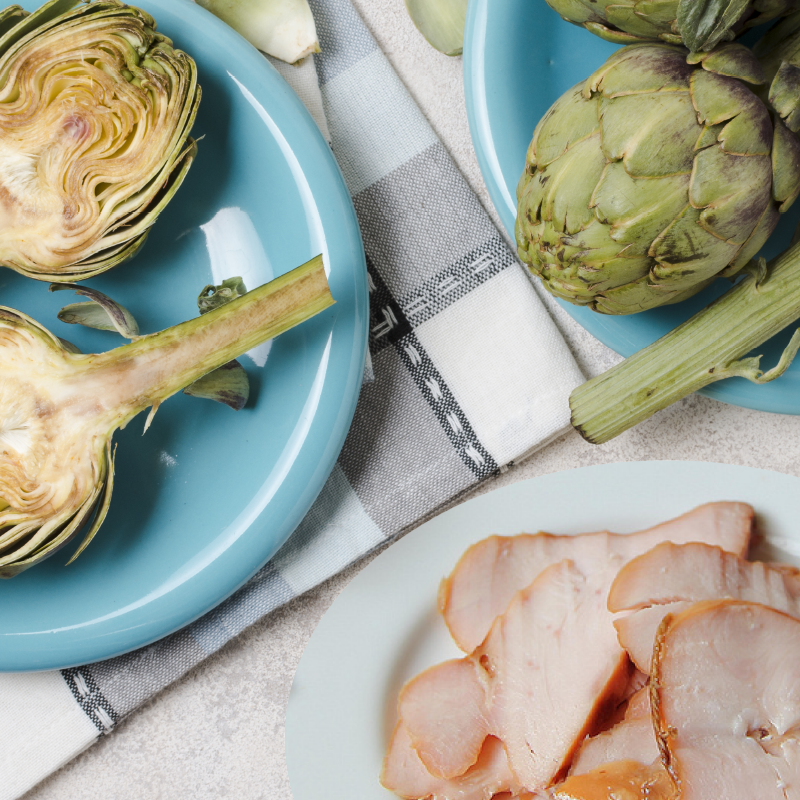 ANTEPRIMA MAGAZINE LENTI_ricetta carciofi e tacchino