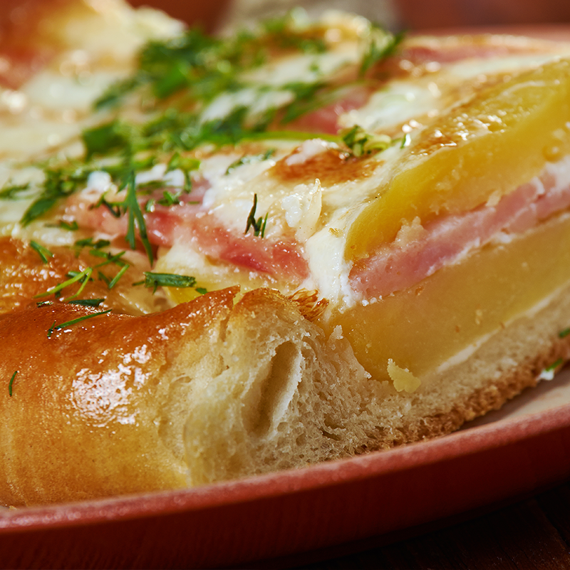 torta salata patate e prosciutto