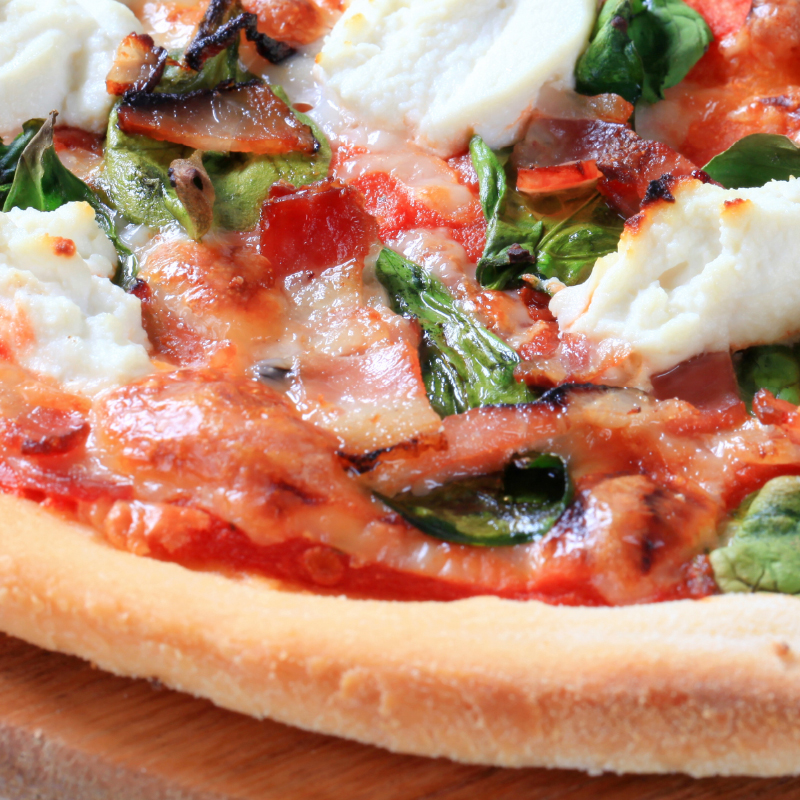 pizza rustica ricotta e prosciutto