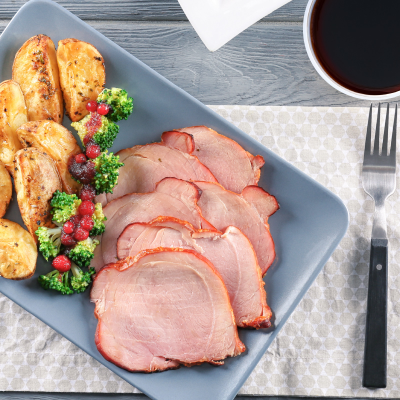 Prosciutto cotto alla brace